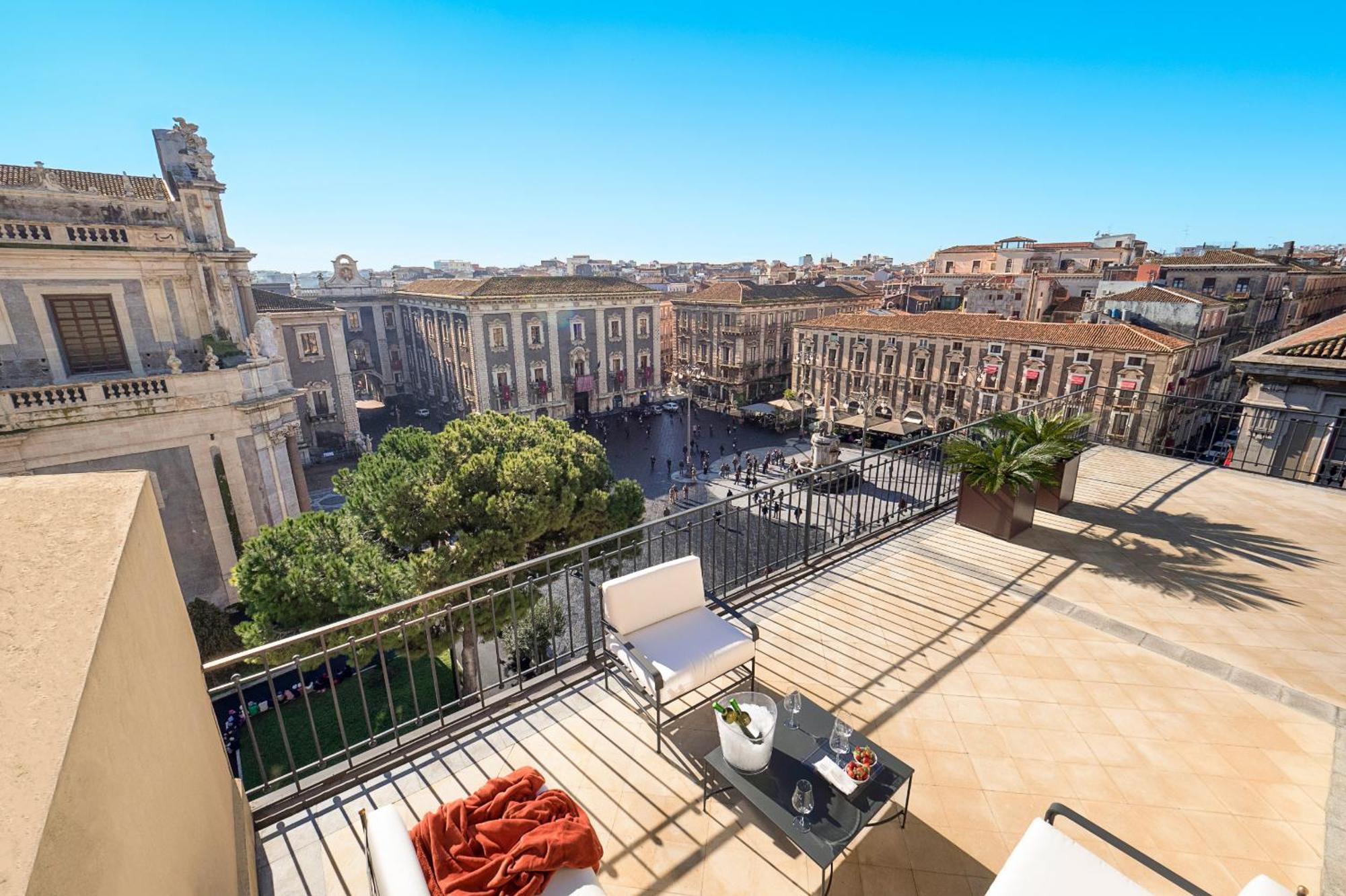 카타니아 Penthouse Duomo 아파트 외부 사진
